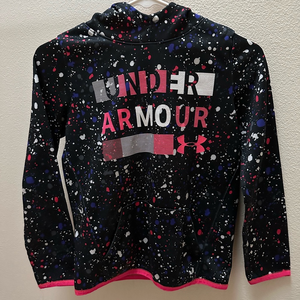 Girls Paint Splatter Under Armour Sweatshirt